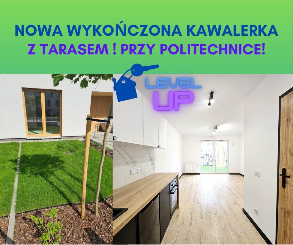 Nowoczesna kawalerka z tarasem przy Politechnice Łódzkiej - Kavalerka.pl